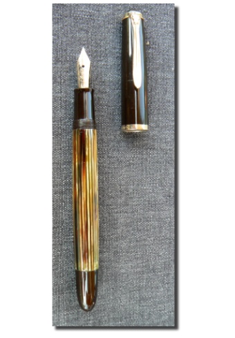 Pelikan 400NN Schildpatt braun gestreift
