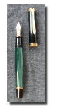 Pelikan M800 grün gestreift