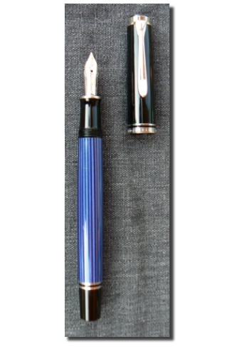Pelikan M405 blau gestreift Pelikan M405 blau gestreift