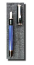 Pelikan M405 blau gestreift
